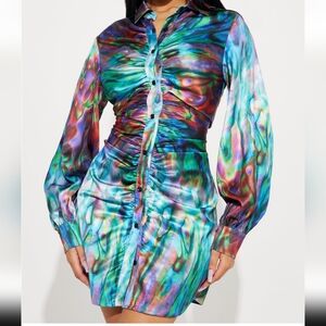 Fashion nova satin mini dress